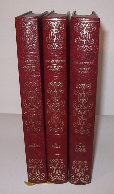 Oscar Wilde Complete Works 3 Volumes Heron 1966