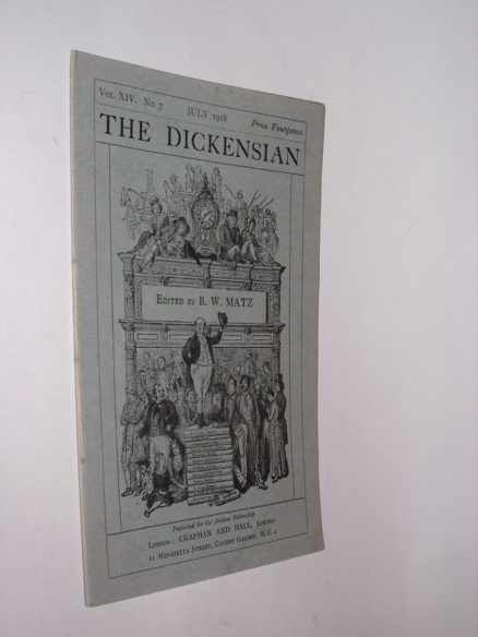 The Dickensian Volume XIV No. 8 August 1918
