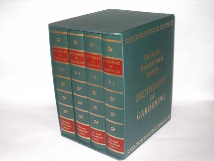 The New Royal Horticultural Society Dictionary of Gardening 1999
