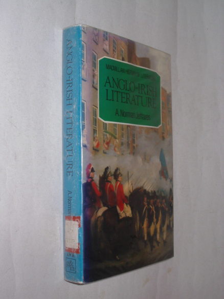 Anglo Irish Literature Norman Jeffares Gill Macmillan 1982