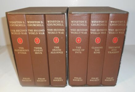 The Second World War Winston Churchill 6 Vols Folio Society 2004