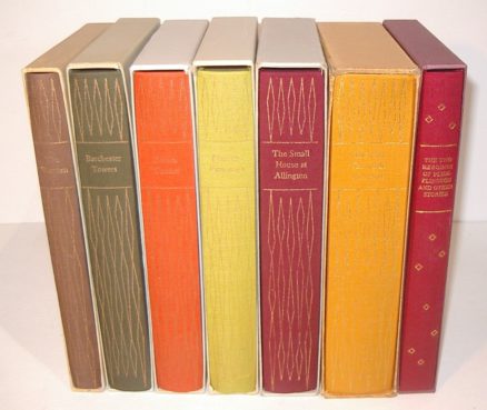 The Barsetshire Novels Anthony Trollope First Series Folio Society 1976-81