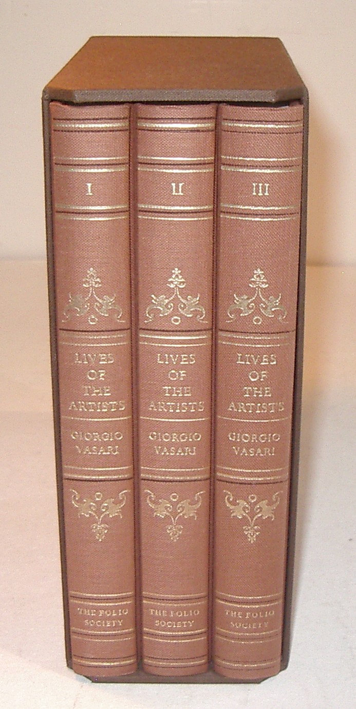 Lives of the Artists Giorgio Vasari Folio Society First 1993 - HC Books