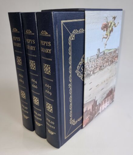 Pepys Diary 1660-1669 Three Volumes Folio Society 2002 - Image 2