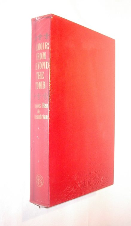 Memoirs from Beyond the Tomb Francois-Rene De Chateaubriand Brand New Folio Society [2016]