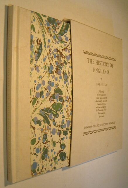 The History Of England Jane Austen Folio Society 1993