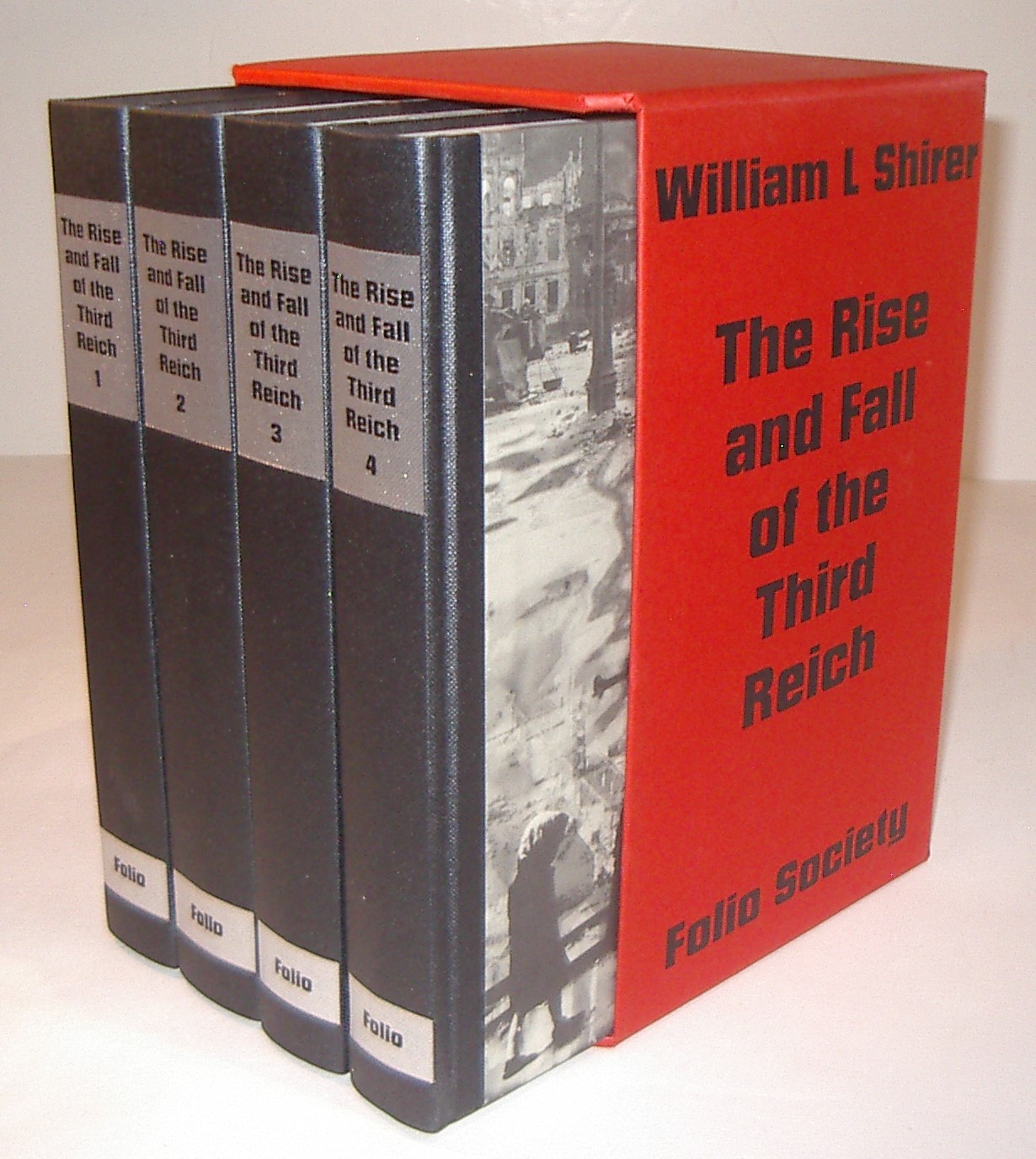 The Rise and Fall of The Third Reich William Shirer Folio Society 2004 HC Books The Rise and Fall of The Third Reich William Shirer Folio Society 2004 HC Books