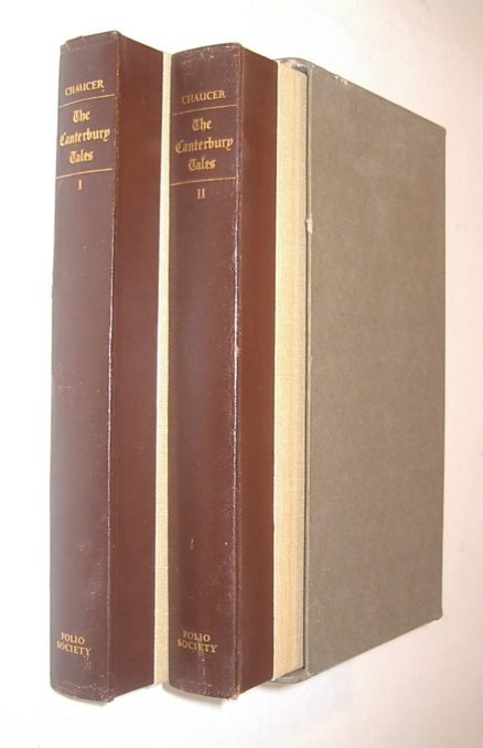 The Canterbury Tales Geoffrey Chaucer Folio Society 1968