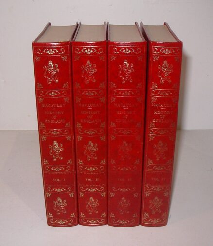 4 Volumes History Of England Lord Macaulay Heron 1967