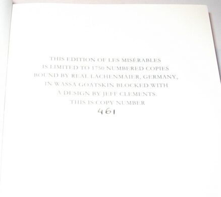 Les Miserables Victor Hugo Folio Society Limited Edition 2008 - Image 3