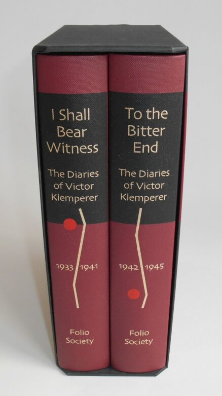 The Klemperer Diaries 1933-1945 Folio Society 2006