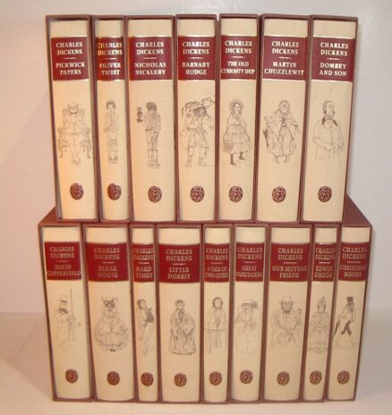 Charles Dickens 16 Volumes Autograph Edition Folio Society 1994 - 1995