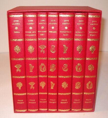 Jane Austen The Complete Novels 7 Volume Boxed Set Folio Society 1989