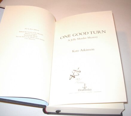 One Good Turn Kate Atkinson Limited Edition Doubleday 2007 - Image 2