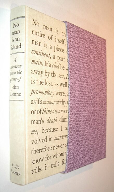No Man Is An Island A Selection From John Donne Folio Society 2004