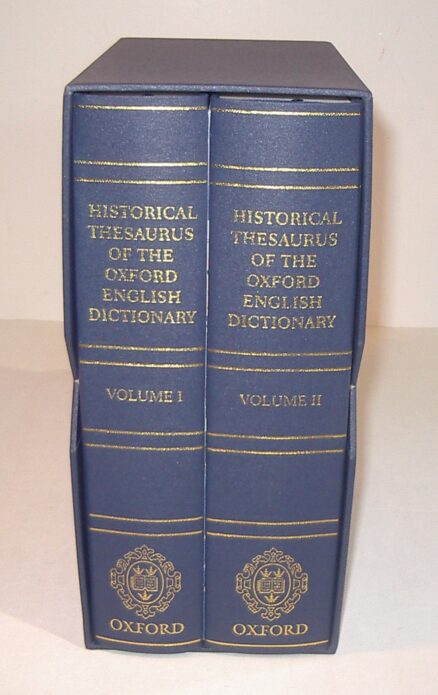 Historical Thesaurus of the Oxford English Dictionary 2009