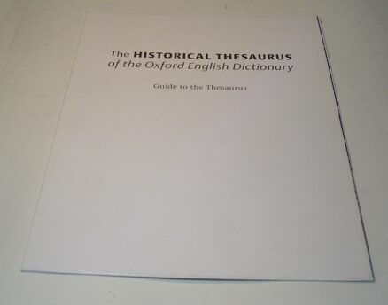 Historical Thesaurus of the Oxford English Dictionary 2009 - Image 4