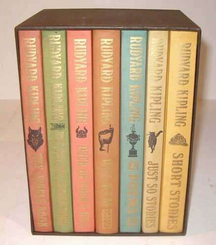 Kipling’s Works Rudyard Kipling 7 Vol Set Folio Society 1996