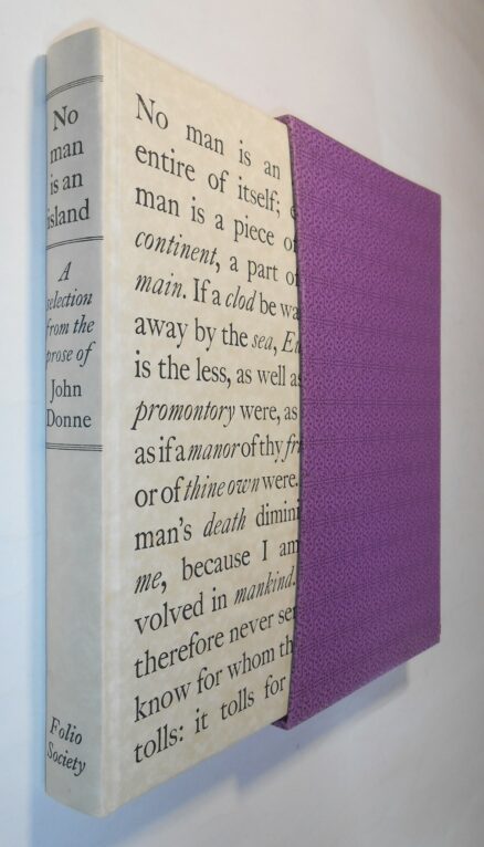 No Man Is An Island A Selection From John Donne Folio Society 2001