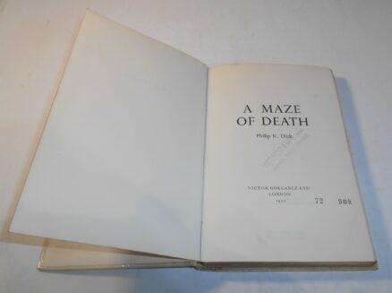 A Maze of Death Philip K. Dick Gollancz 1972 - Image 3
