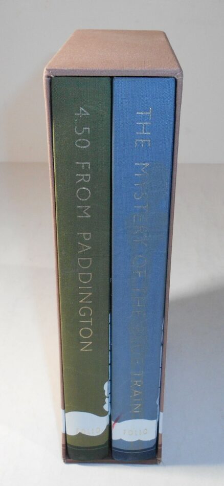 Agatha Christie 4.50 from Paddington & The Mystery of the Blue Train Folio Society 1990 - Image 2