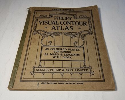Philips Visual Contour Atlas Leeds Edition George Philip & Son LTD 1929