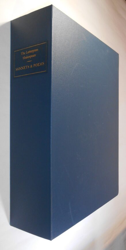 Sonnets & Poems The Letterpress Shakespeare Folio Society 2009