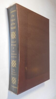 The Voyce of the World Thomas Browne New Folio Society [2007]