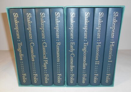 The Complete Plays William Shakespeare 8 volumes Folio Society 1997