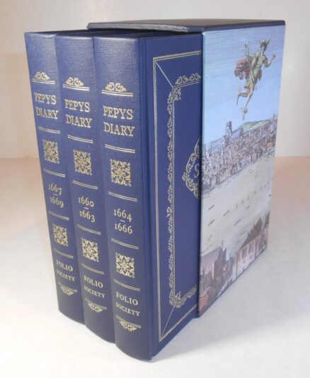 Pepys Diary 1660-1669 Three Volumes Folio Society 1997 - Image 2